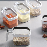 Kitchen Spice Rack Jar Free Perforated Spice Box Wall-Mounted Spice Box Set Household Spice Jar Storage Box